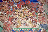 Ladakh - Tak Tok gompa, mural paintings
